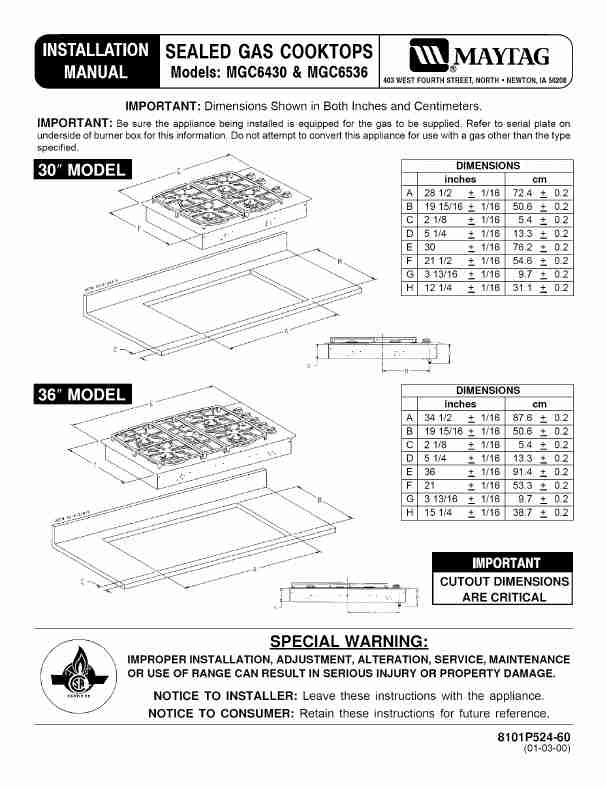 Maytag Cooktop MGC6536-page_pdf